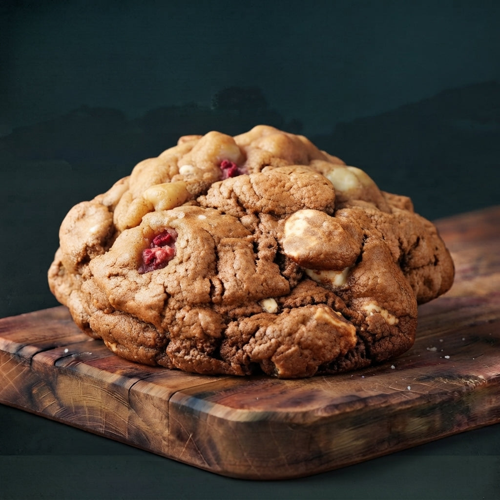 Raspberry & White Choc – Box of 4